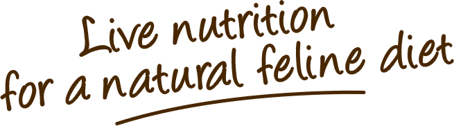 Live nutrition for a natural feline diet